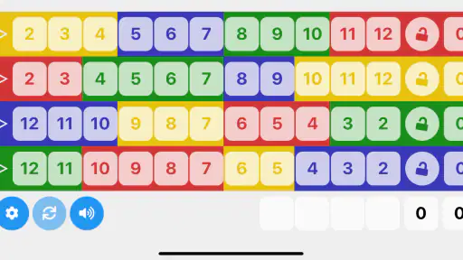 Qwixx Sheet screenshot