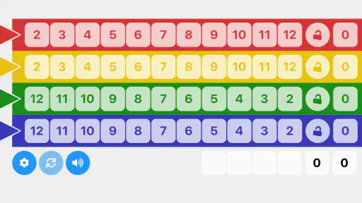Qwixx Sheet screenshot