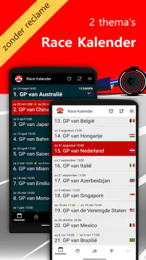 Race Kalender 2025 + WK-Stand screenshot