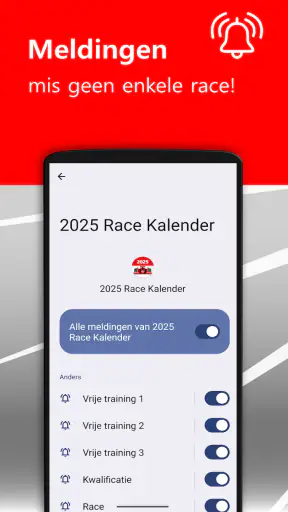 Race Kalender 2025 + WK-Stand screenshot