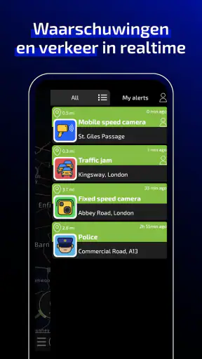 Radarbot: Flitspalen & GPS screenshot