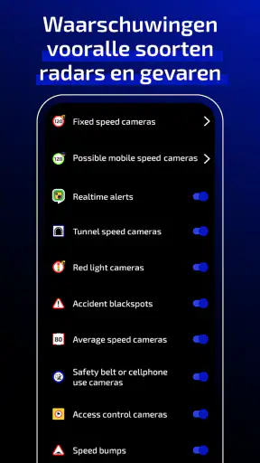 Radarbot: Flitspalen & GPS screenshot