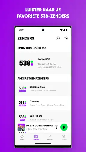 Radio 538 screenshot