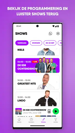 Radio 538 screenshot