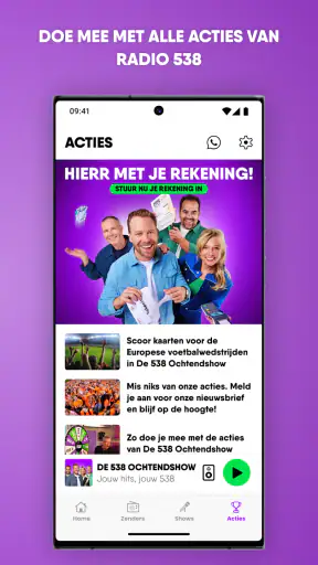 Radio 538 screenshot