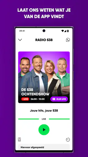 Radio 538 screenshot