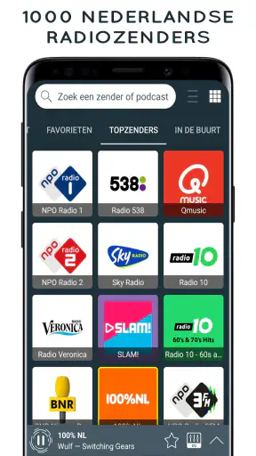Radio Luisteren Nederland App screenshot