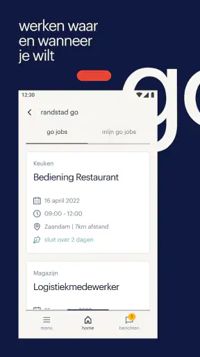 Randstad NL Uitzendbureau screenshot