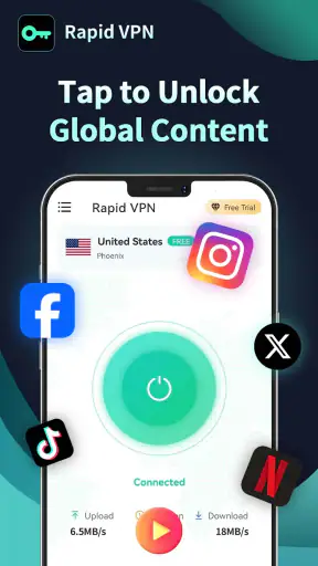 Rapid VPN - Veilig Proxy screenshot