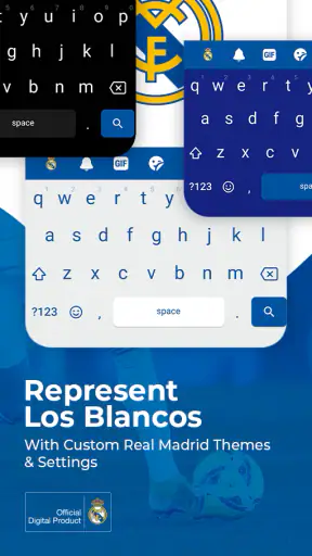 Real Madrid Keyboard screenshot
