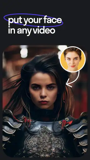 Reface: Face swap, AI Art tool screenshot