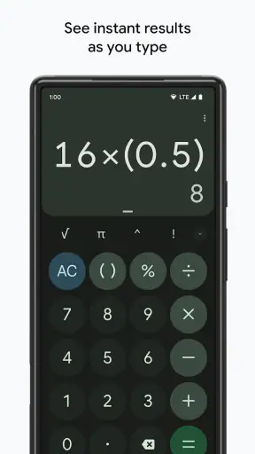 Rekenmachine screenshot