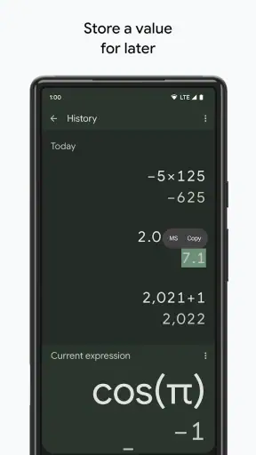Rekenmachine screenshot