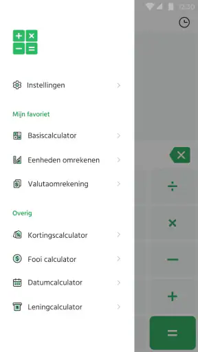 Rekenmachine: Calculator screenshot