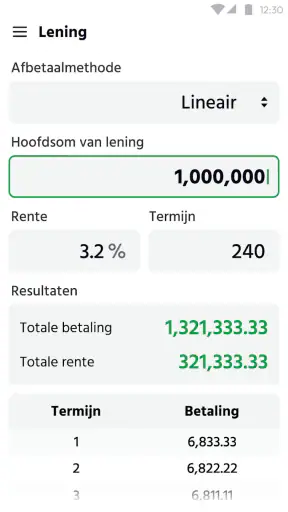 Rekenmachine: Calculator screenshot