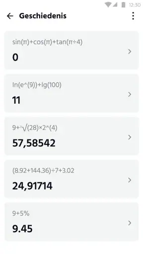 Rekenmachine: Calculator screenshot