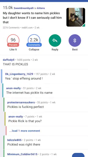 Relay for reddit screenshot