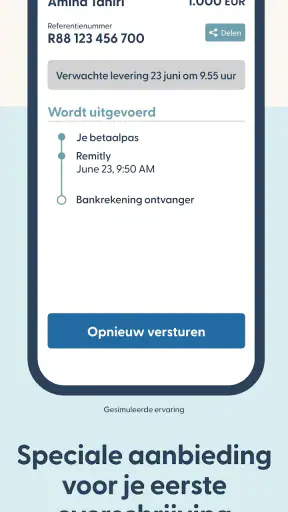 Remitly: Geld versturen screenshot