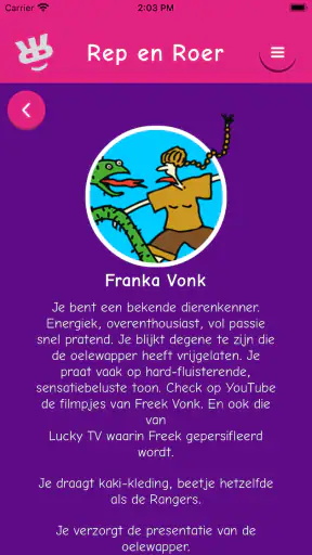 Rep en Roer Oefenapp screenshot