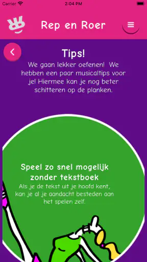 Rep en Roer Oefenapp screenshot