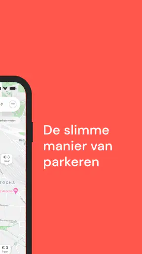 Reservering parkeren Parclick screenshot