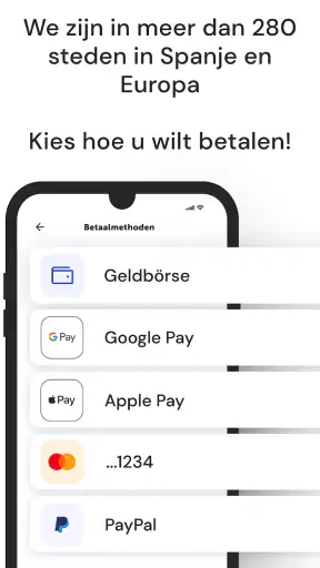 Reservering parkeren Parclick screenshot