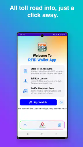 RFID Wallet EasyTrip AutoSweep screenshot