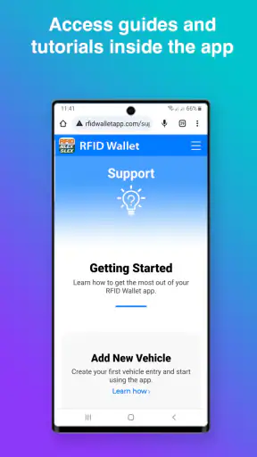 RFID Wallet EasyTrip AutoSweep screenshot