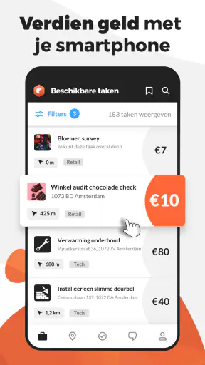 Roamler - Verdien geld screenshot