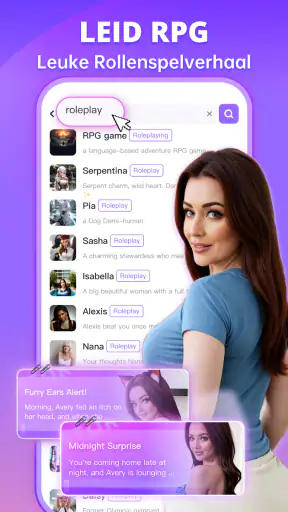 Rosytalk-RP lover AI-personage screenshot