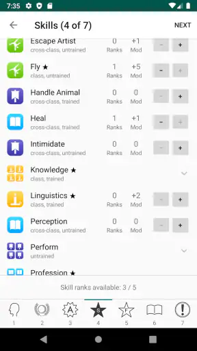 RPG Scribe Pathfinder & 3.5e screenshot