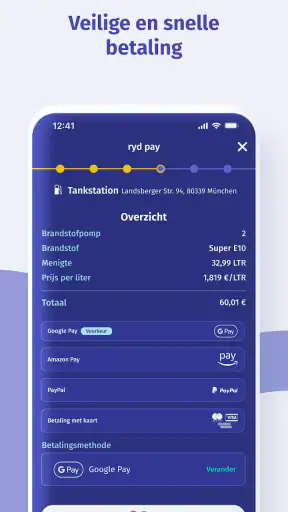 ryd: Tanken & betalen screenshot