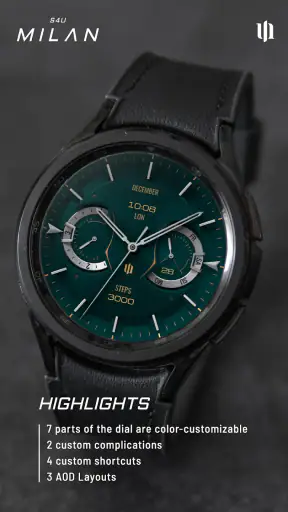 S4U Milan - Luxury watch face screenshot