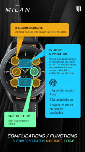 S4U Milan - Luxury watch face screenshot