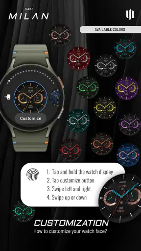 S4U Milan - Luxury watch face screenshot