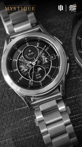 S4U Mystique - Gold watch face screenshot