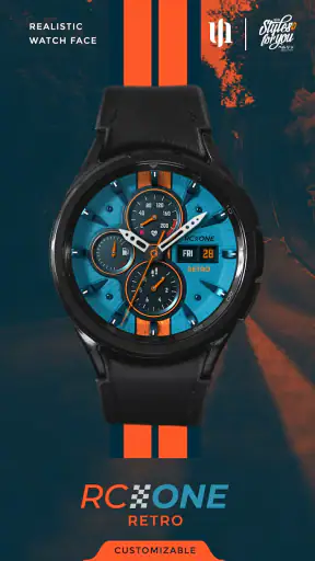 S4U RC ONE - Retro watch face screenshot