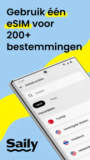 Saily: eSIM voor op reis screenshot