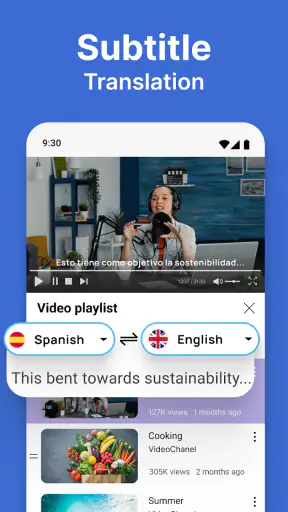 Schermvertaling screenshot