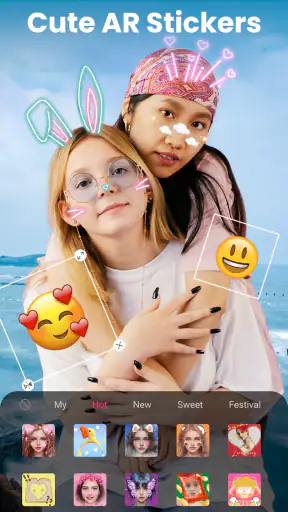 Schoonheidscamera:lieve camera screenshot