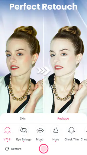 Schoonheidscamera:lieve camera screenshot
