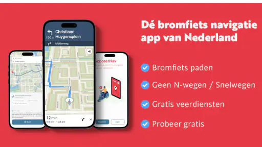 Scooter Navigatie Nederland screenshot