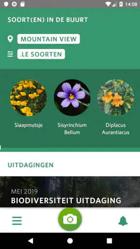 Seek door iNaturalist screenshot