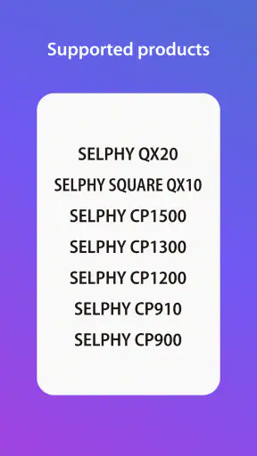 SELPHY Photo Layout screenshot