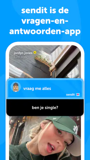 sendit - krijg vragen screenshot