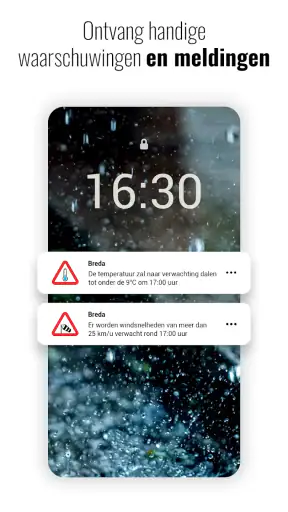 Sense flip klok en weer screenshot