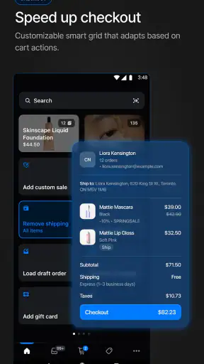 Shopify Point of Sale (POS) screenshot
