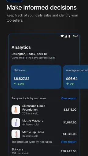 Shopify Point of Sale (POS) screenshot