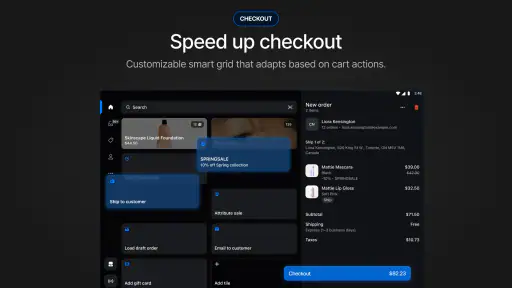 Shopify Point of Sale (POS) screenshot