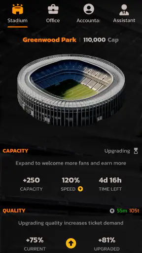 Sidelines Football Manager screenshot